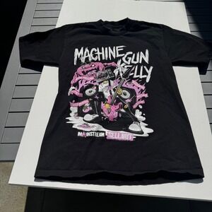 Machine Gun Kelly Tour 2022 Mainstream Sellout Tee M‎ Black Band Punk Y2K